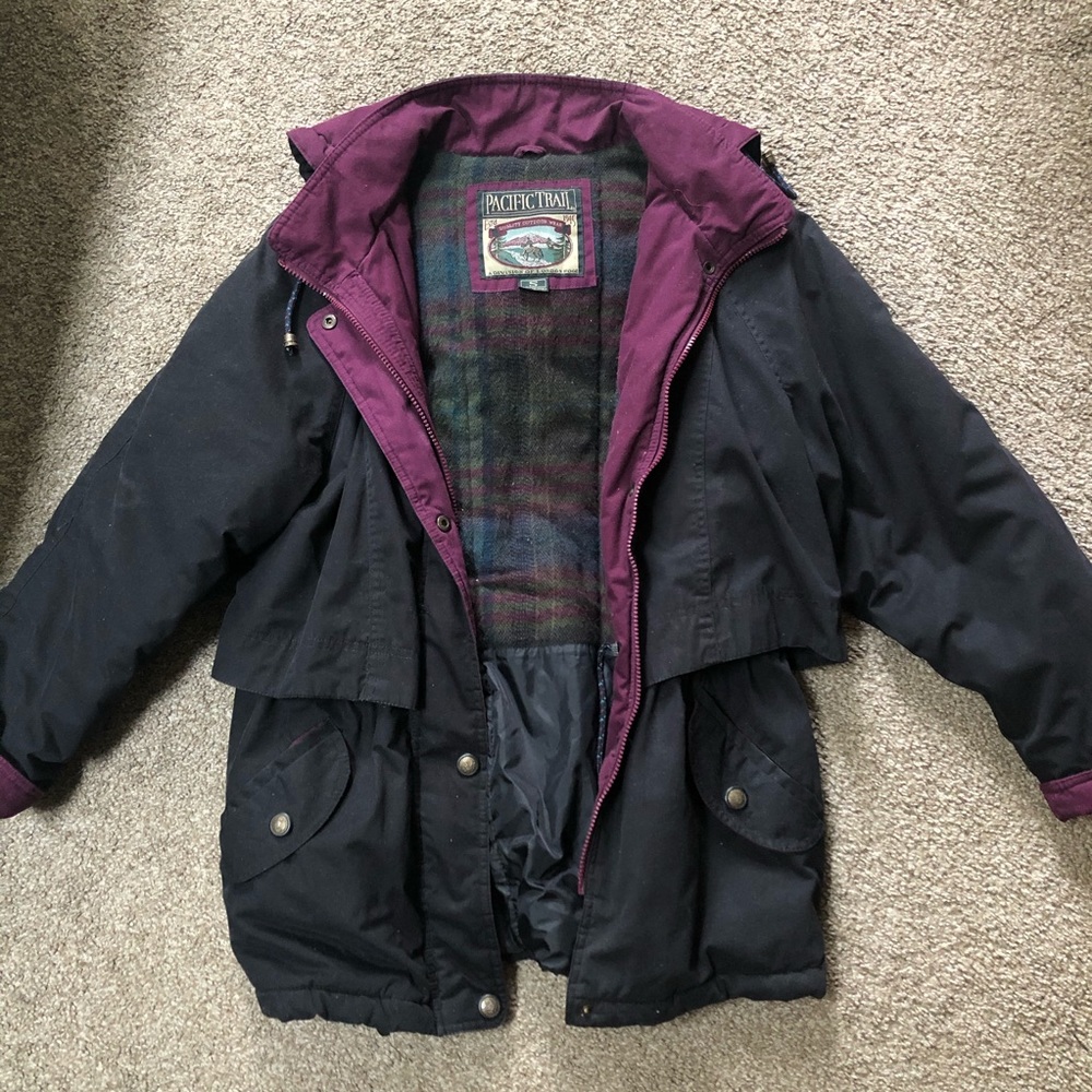 Vintage Puffy Winter Coat London Fog Pacific Trail